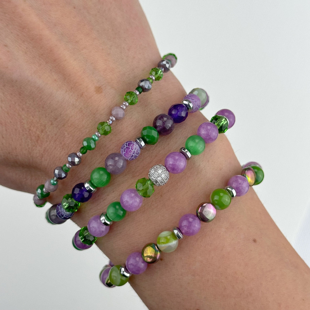 Spring lavender stack