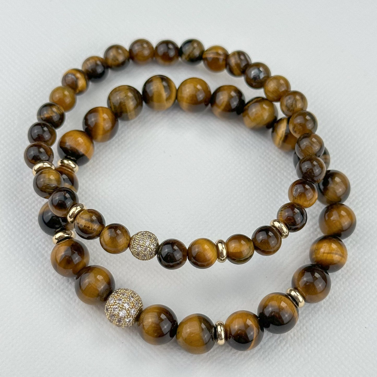 Tiger eye bracelet.