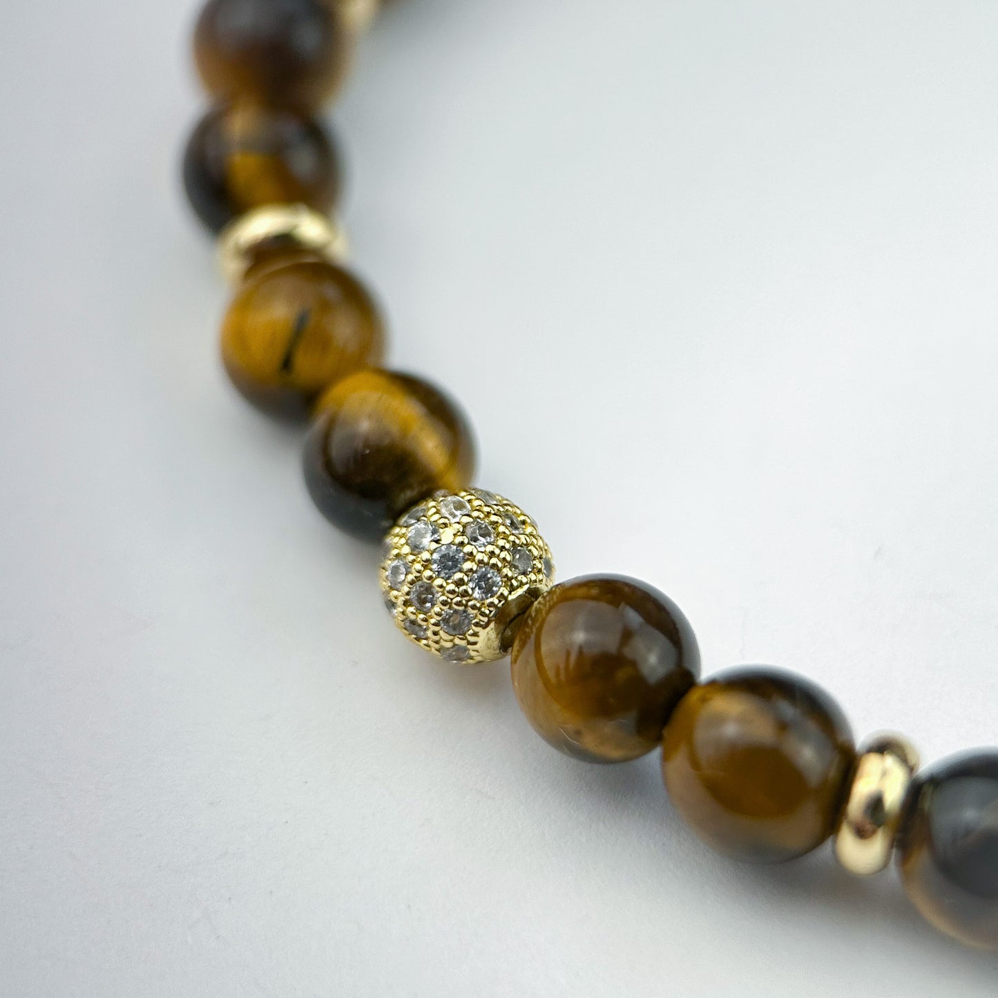 Tiger eye bracelet.