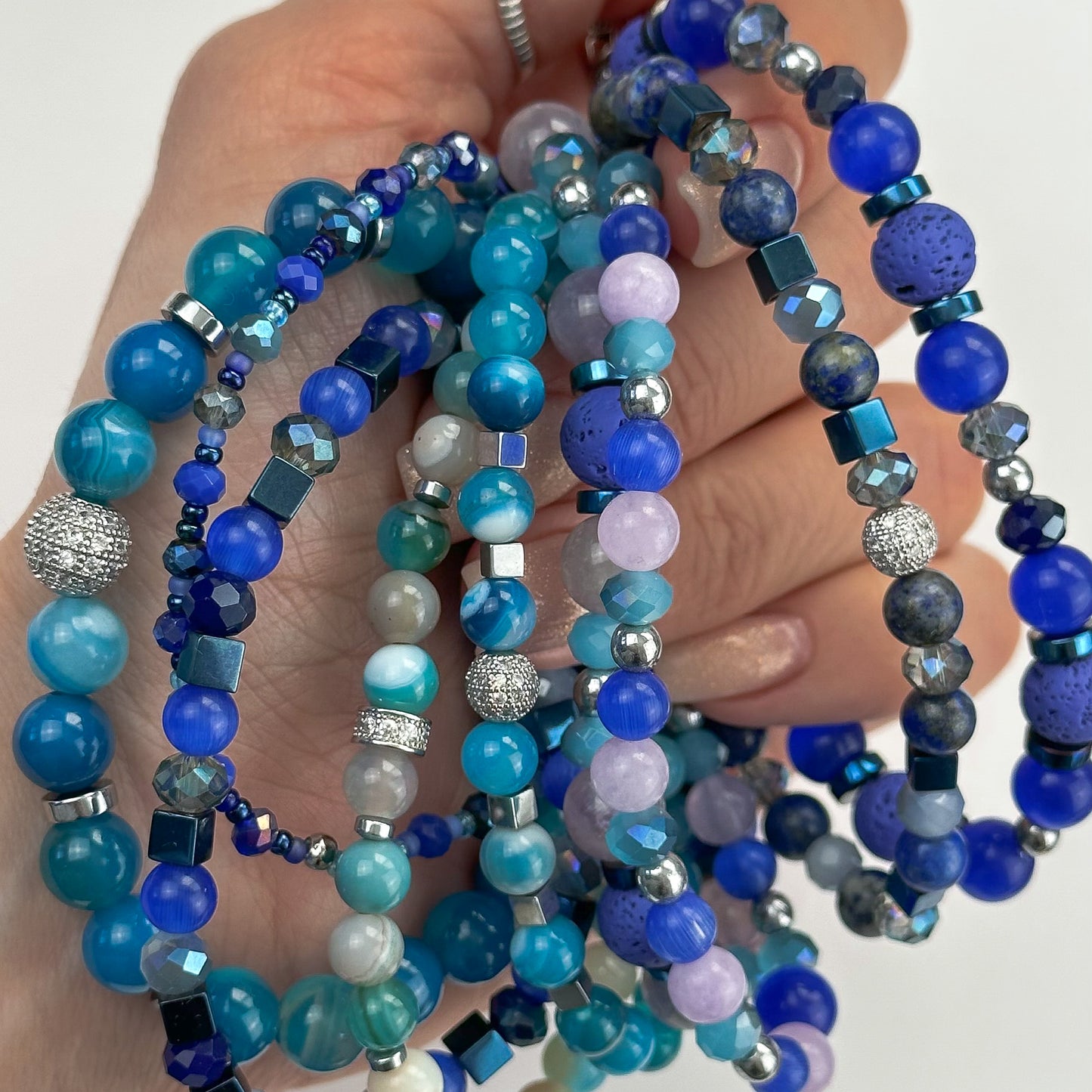 Blue Agate bracelet