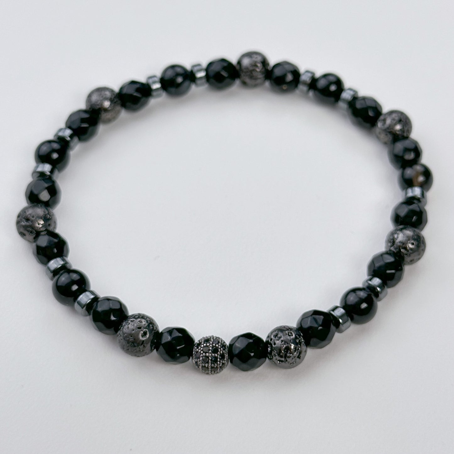 Black Agate bracelets