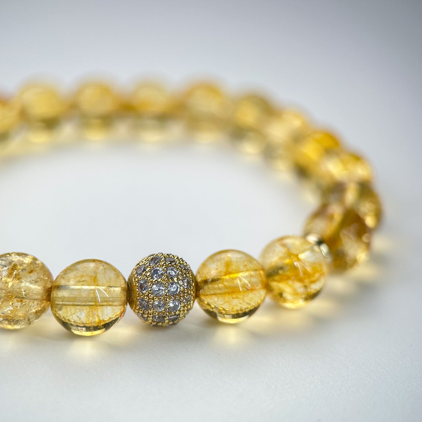 Citrine bracelet.