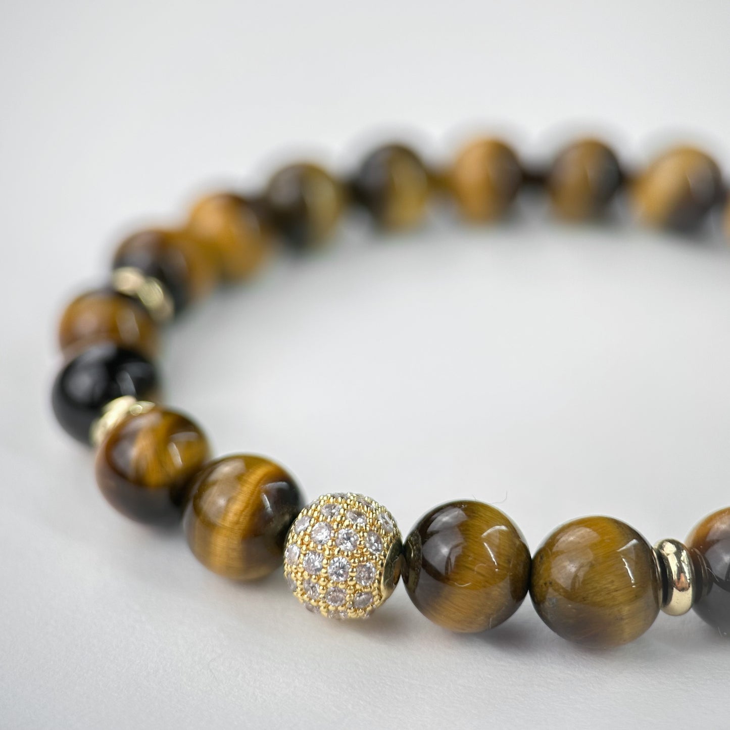 Tiger eye bracelet.