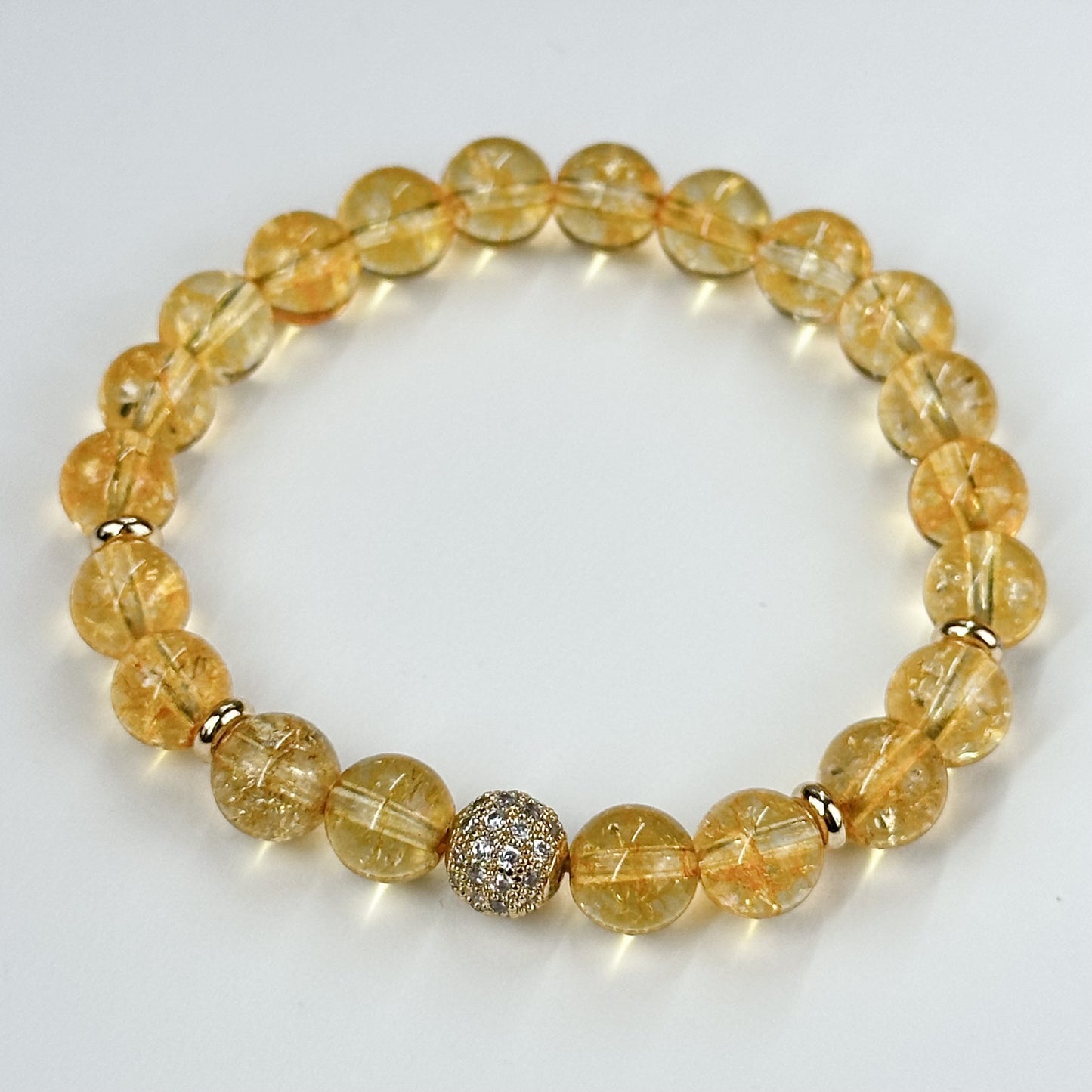 Citrine bracelet.