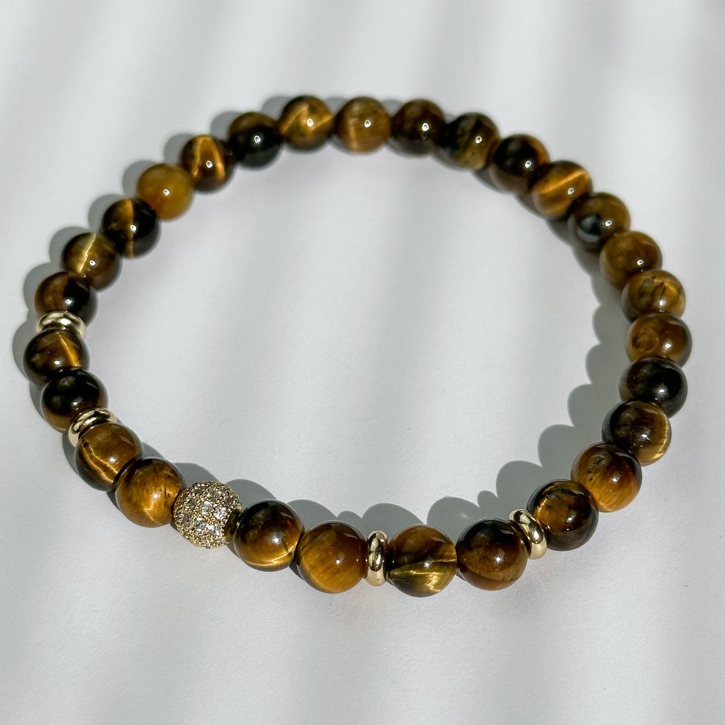 Tiger eye bracelet.