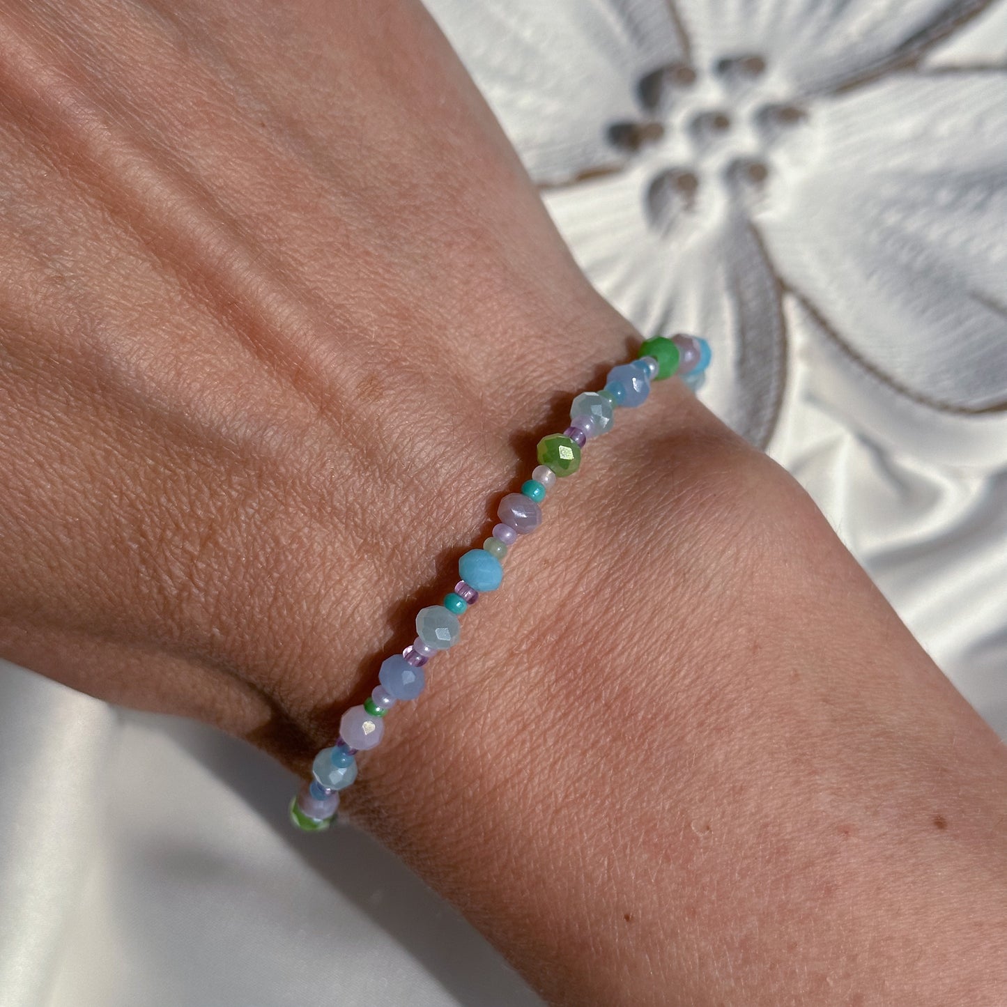 Colorful beaded bracelet