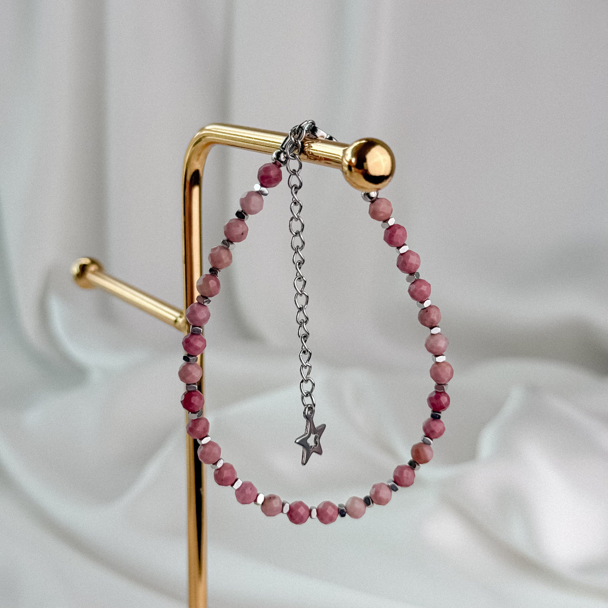 Rhodonite bracelet.