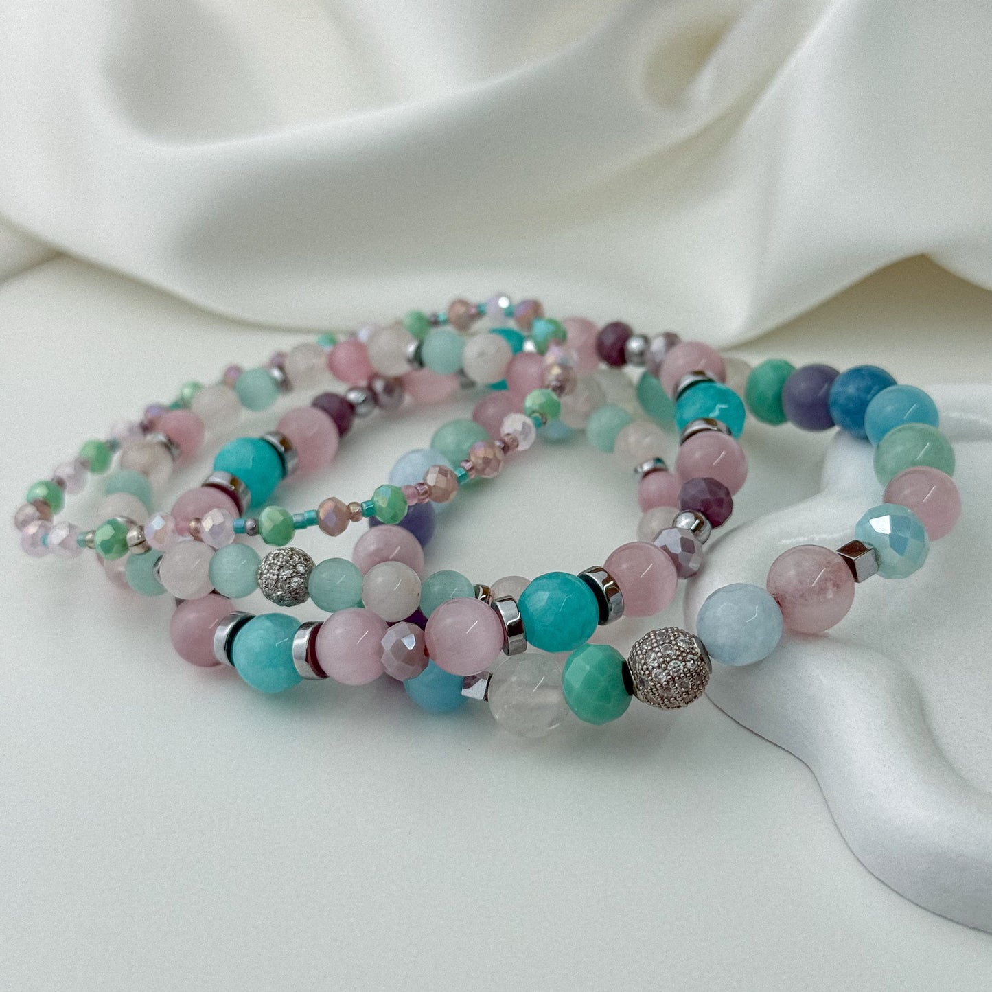 Colored quartz
