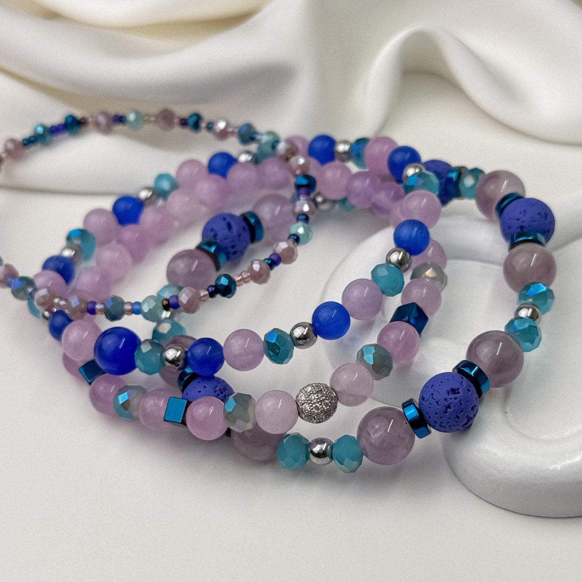 Lavender quartz and amethyst