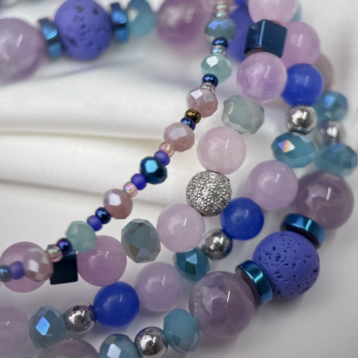 Lavender quartz and amethyst