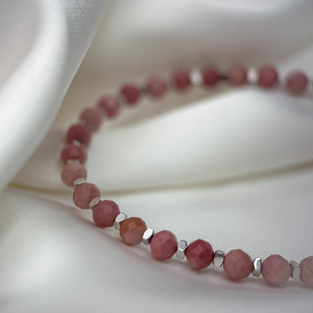Rhodonite bracelet.