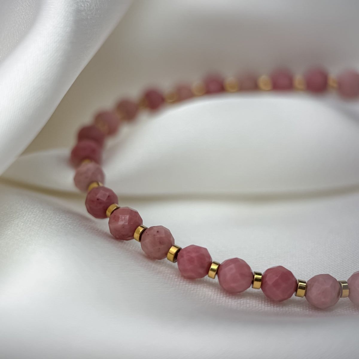 Rhodonite bracelet.