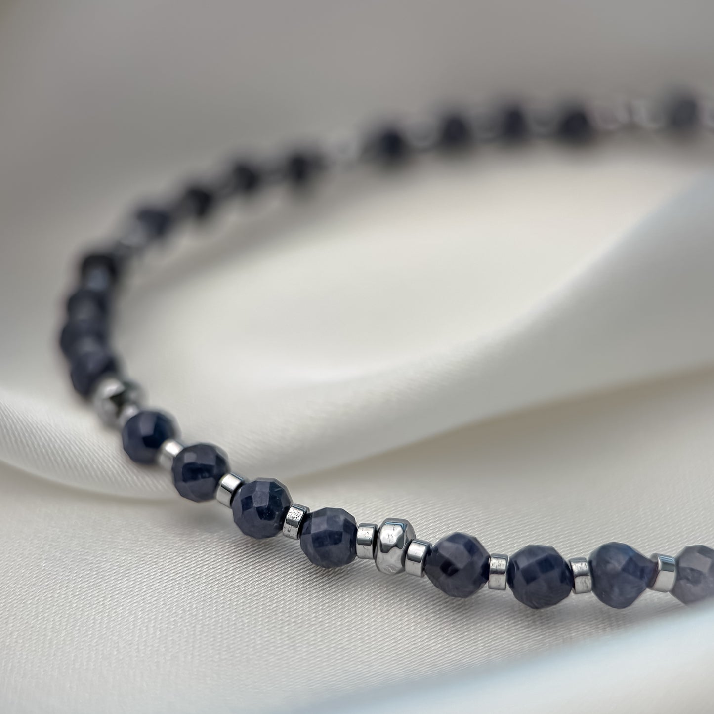 Sapphire bracelet.