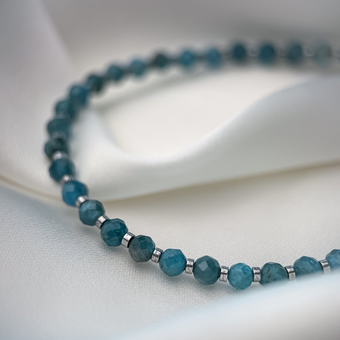 Apatite bracelet.