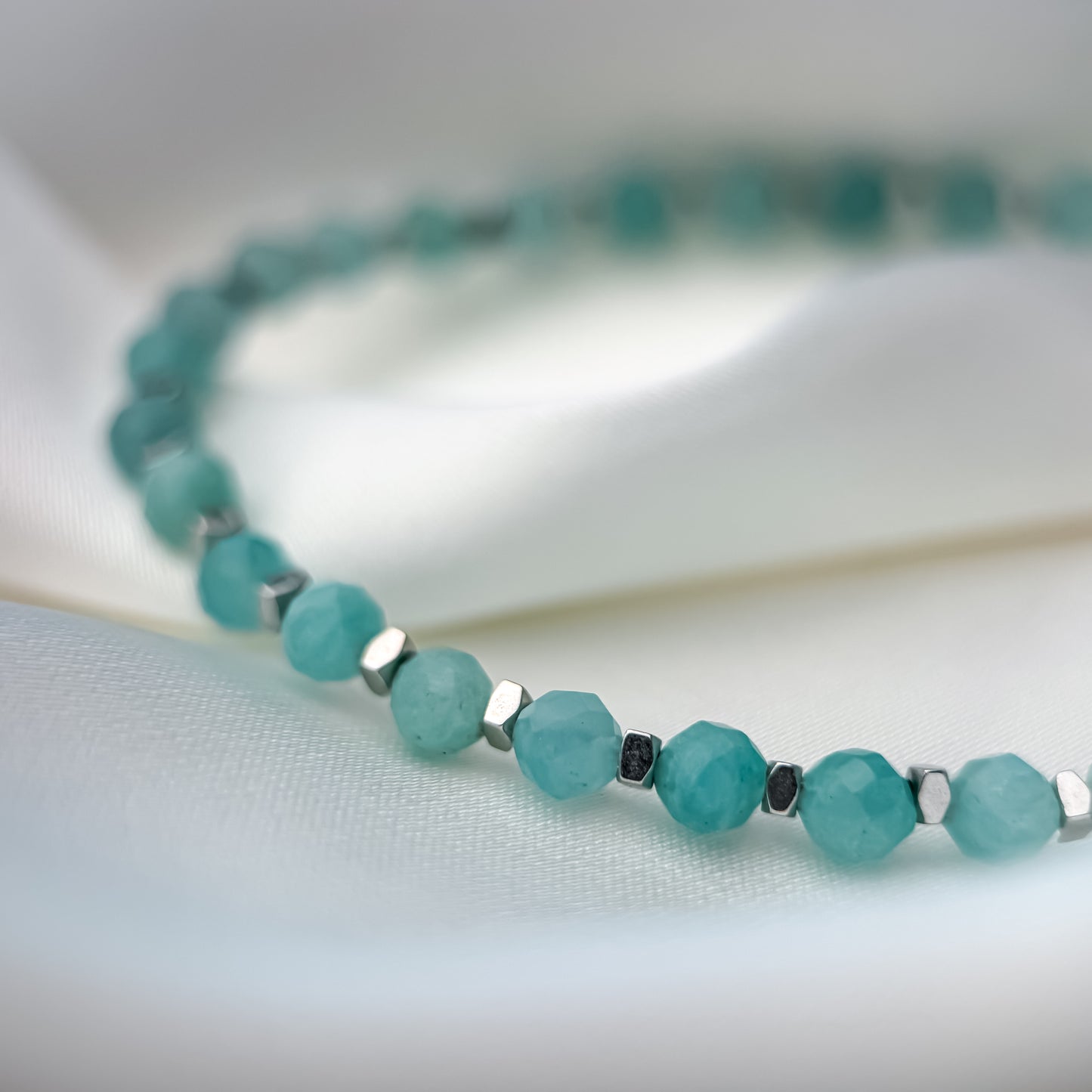 Amazonite bracelet.