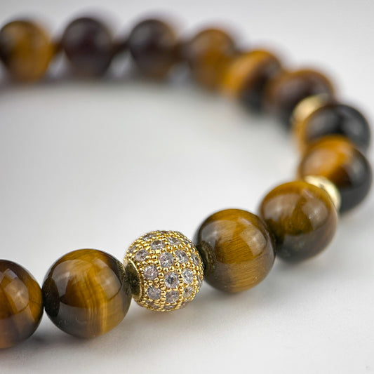 Tiger eye bracelet.