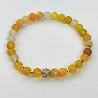 Yellow agate.