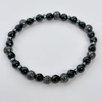 Black Agate bracelets