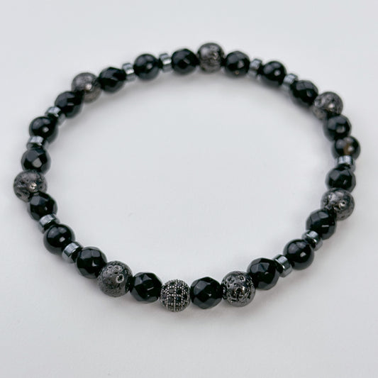 Black Agate bracelets
