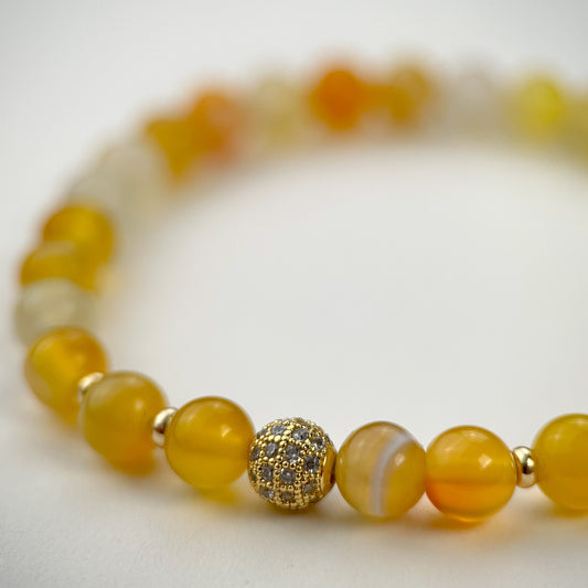 Yellow agate.