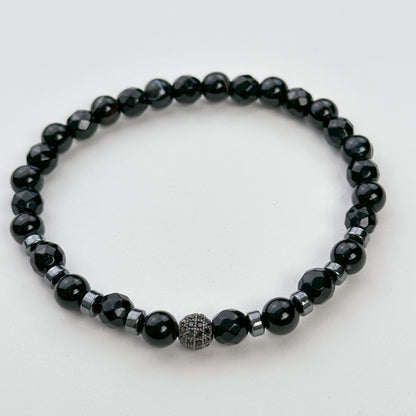Black Agate bracelets