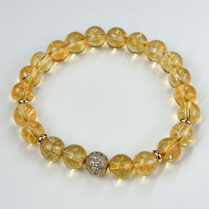 Citrine bracelet.