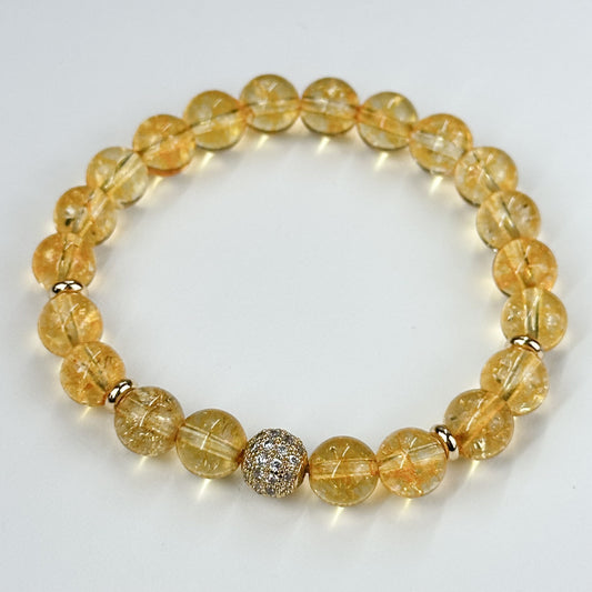 Citrine bracelet.