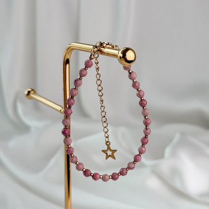 Rhodonite bracelet.