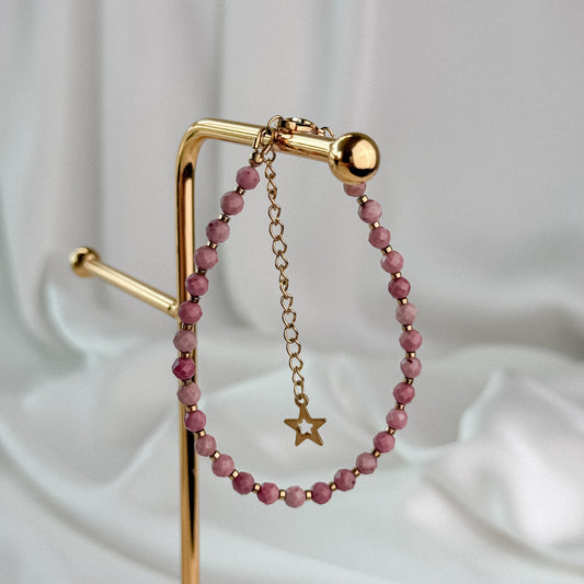 Rhodonite bracelet.