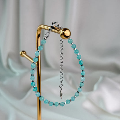 Amazonite bracelet.