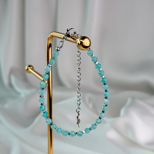 Amazonite bracelet.