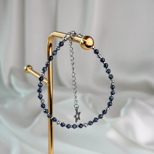 Sapphire bracelet.
