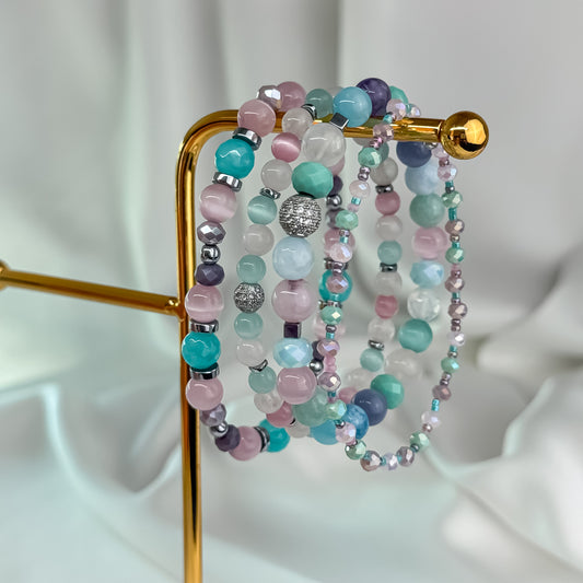 Colored quartz