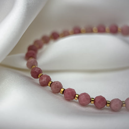 Rhodonite bracelet.