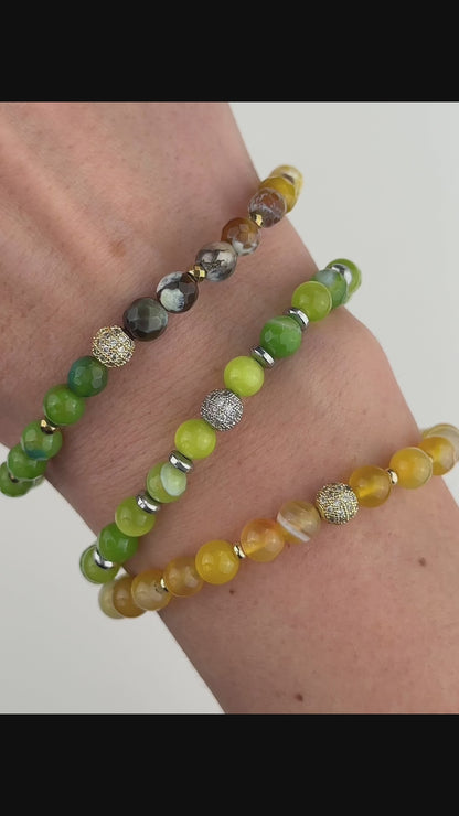 Yellow agate.